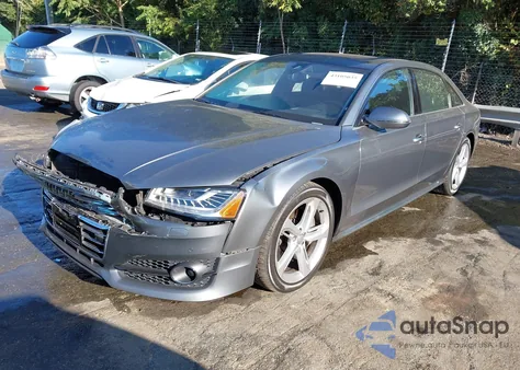 2018 Audi A8 L 4.0T Sport from USA, damaged, VIN WAU43AFD2JN000527